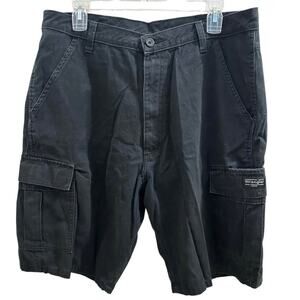 Wrangler Black Men’s Cargo Shorts 34W EUC M/L